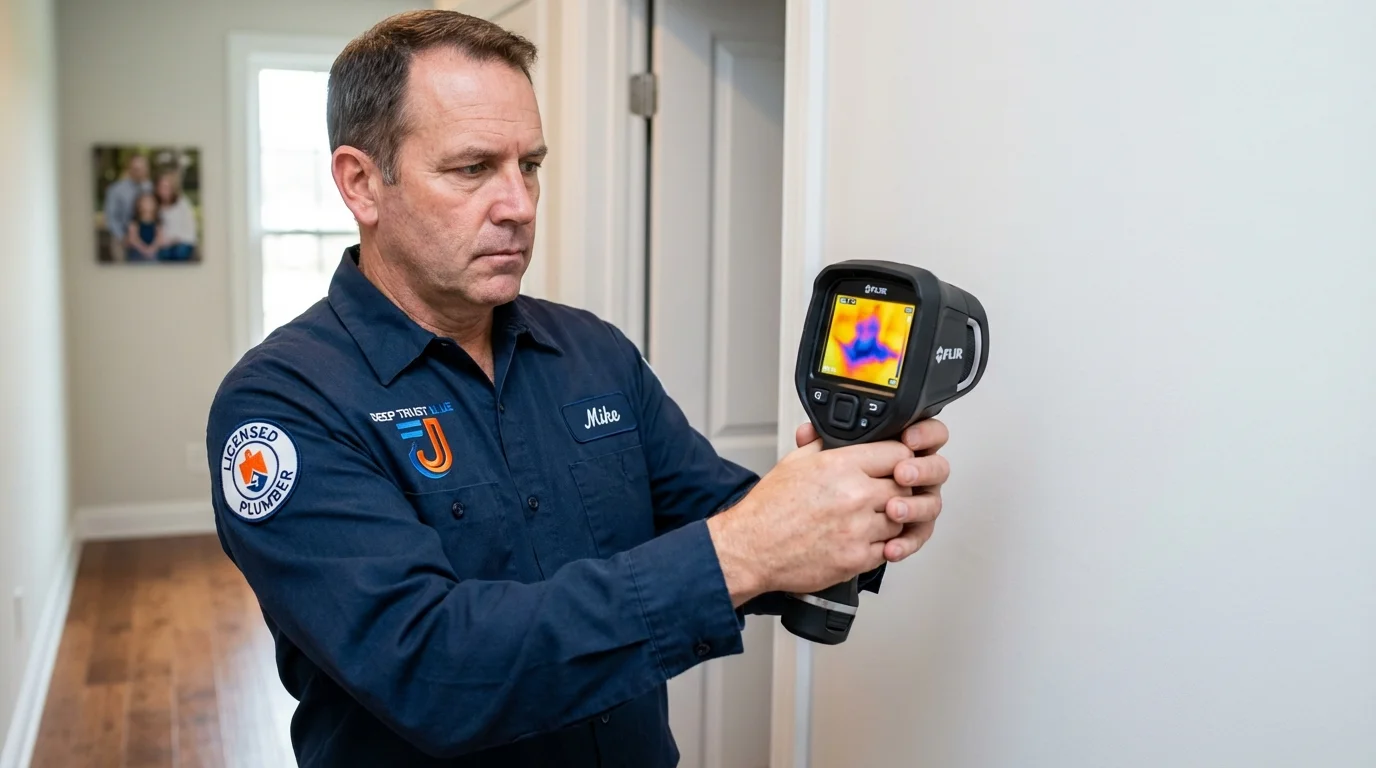 Thermal imaging leak detection by Johns Plumbing LLC in Perry